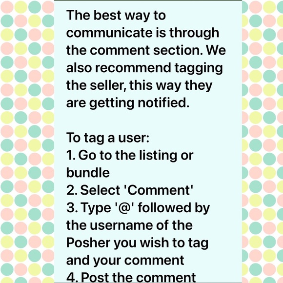 ⭐️Tips⭐️ 4 New Poshers - Picture 10 of 10